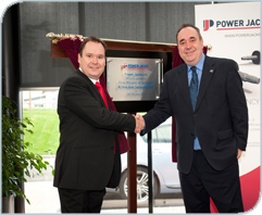 First Minister hails Power Jacks' global success as 'way forward for Scottish firms.'