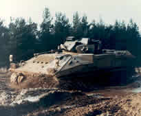 armoured vehicle rear door