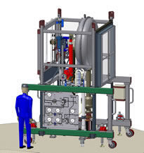 Nuclear Container Lift system