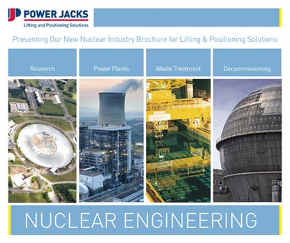 New Brochure for Lifting & Positioning Solutions in the Nuclear Industry