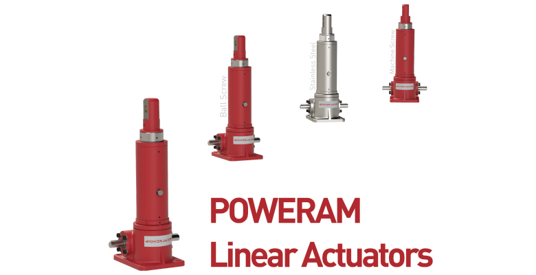 Power Jacks Launches New POWERAM Linear Actuators for Improved Machine Design