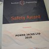 Safety Accolade for Power Jacks