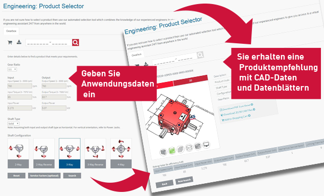 product selector process