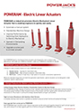 POWERAM Linear Actuator Leaflet