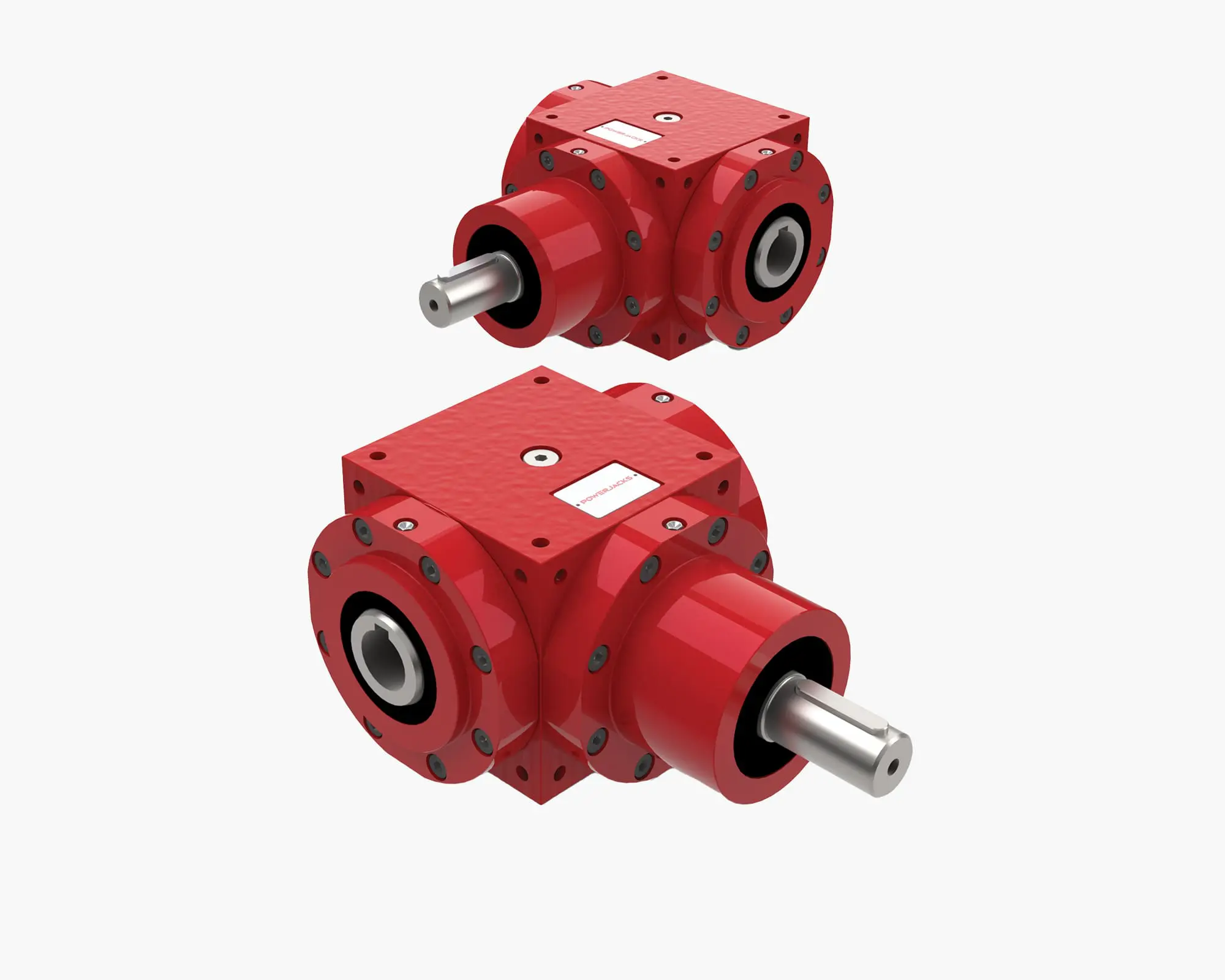 Range-C Bevel Gearbox, 3-Way, Hollow Shaft