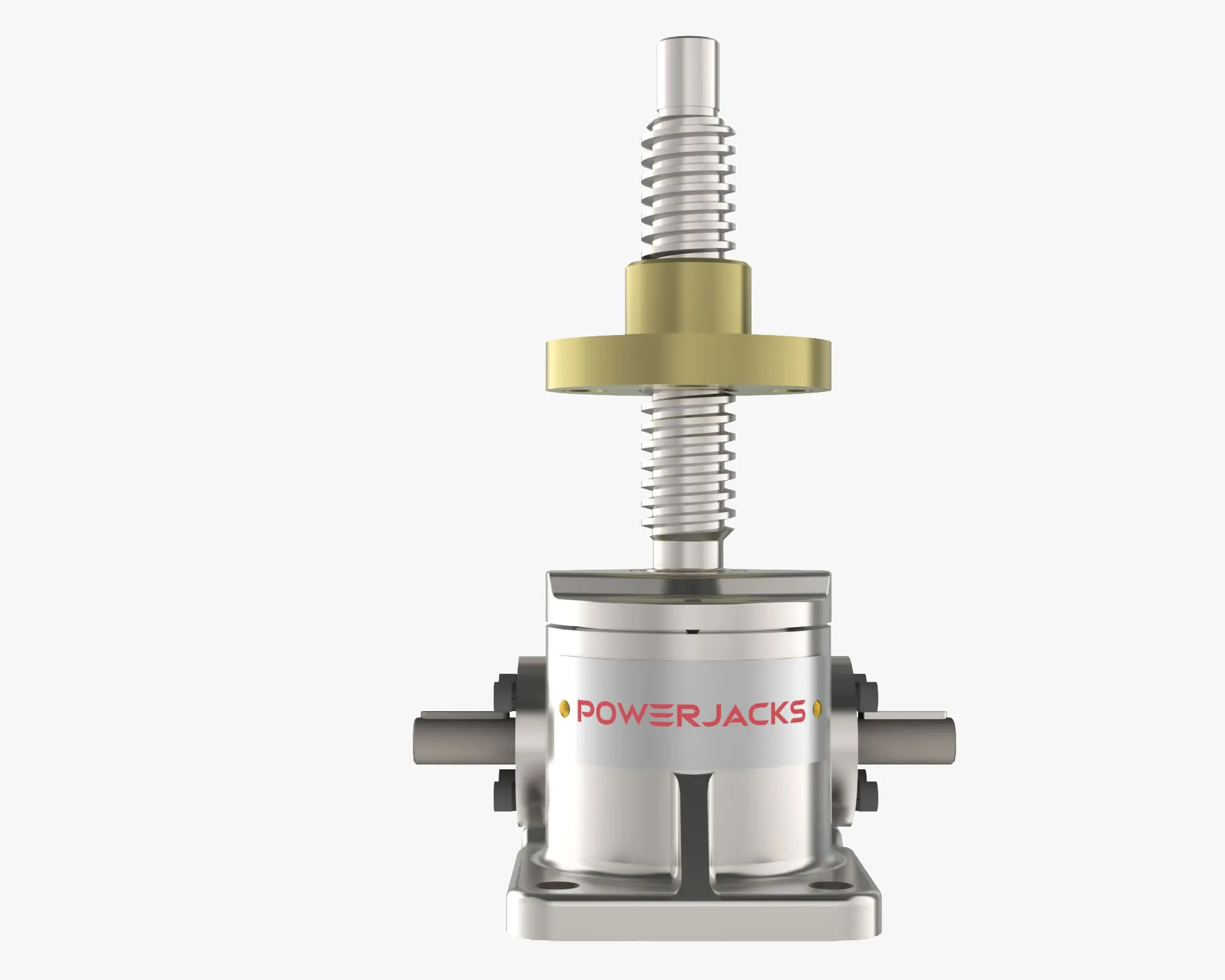 E-Series Stainless Steel Machine Screw Jack, Rotating Screw, Upright