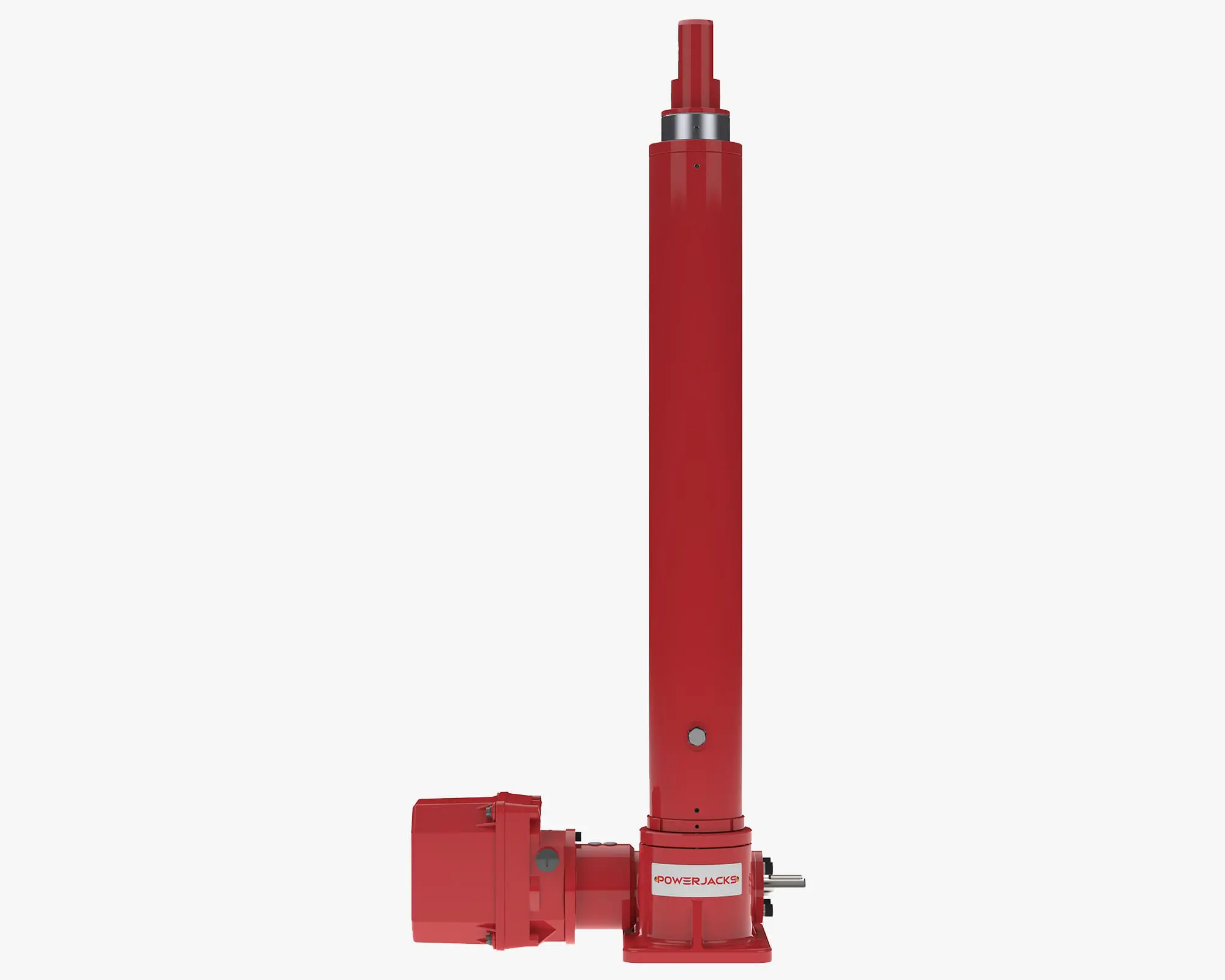 POWERAM Electric Linear Actuator, Clevis, Rotary Limit Switch, Front View