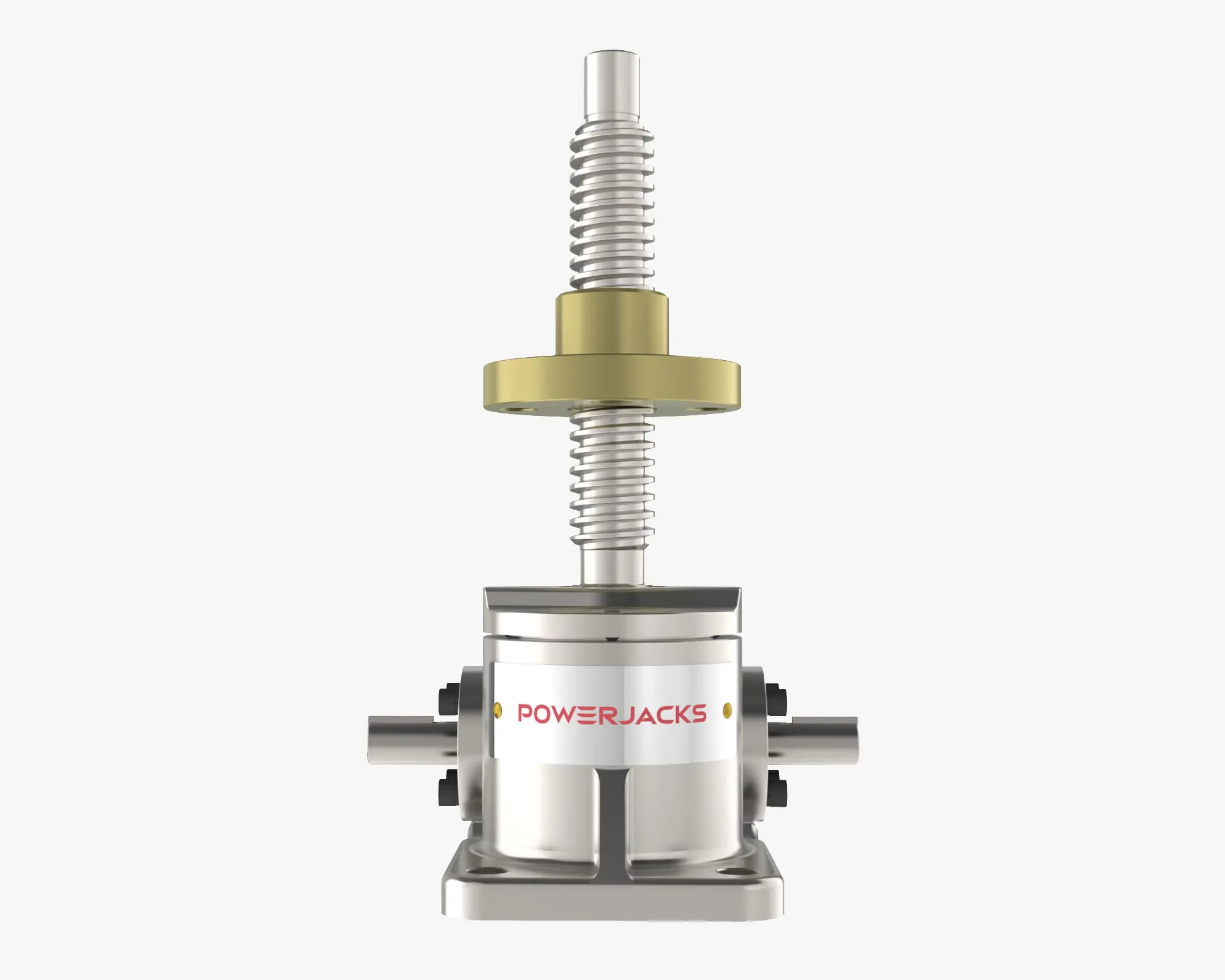 M-Series Stainless Steel Machine Screw Jack, Rotating Screw, Upright