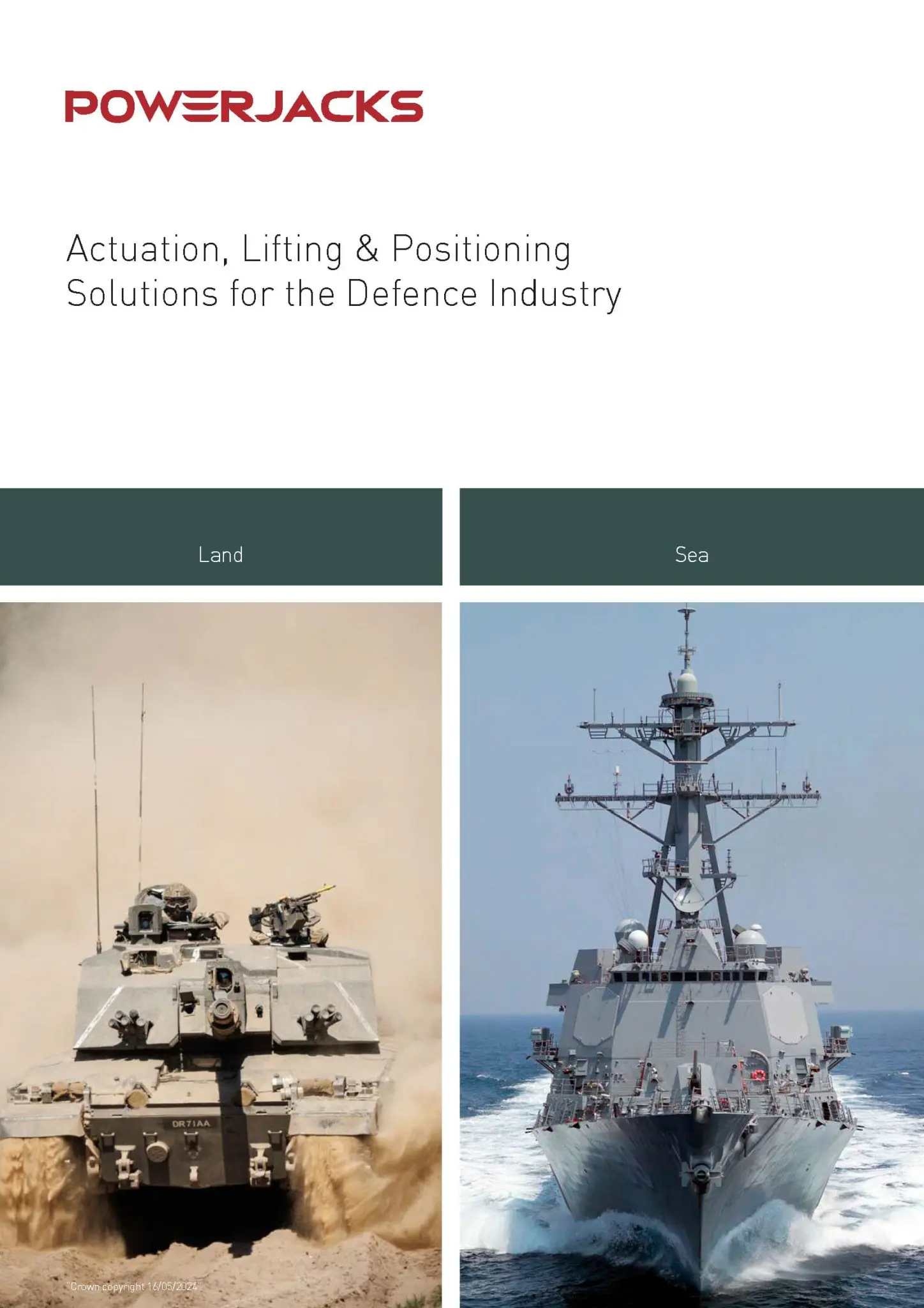 Defence, Brochure, Cover