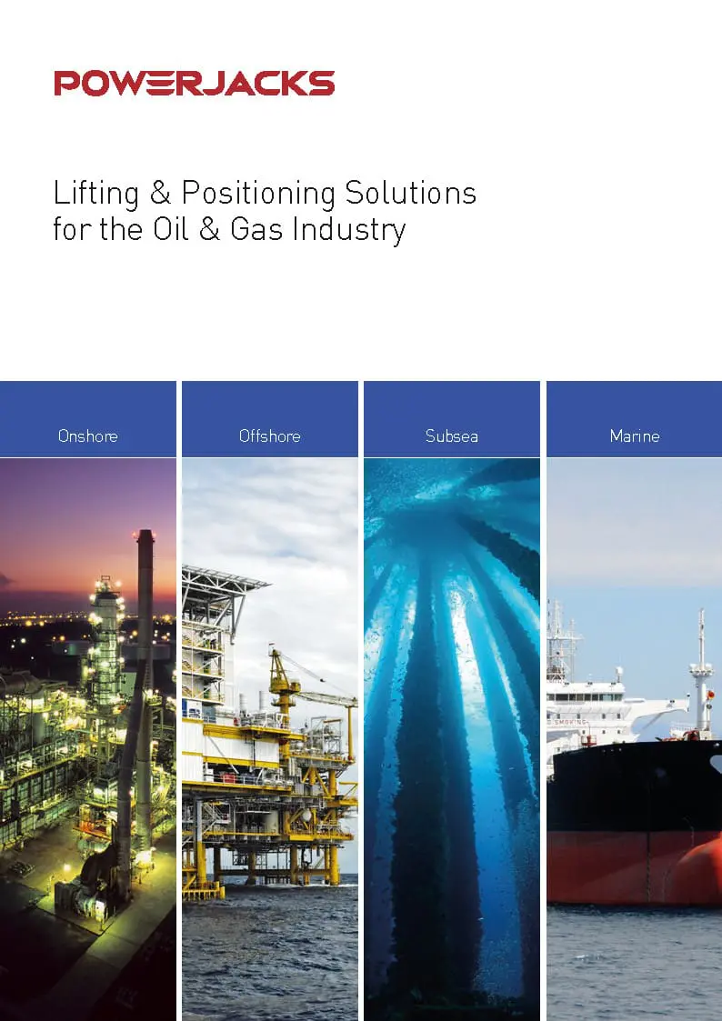 Oil & Gas Industry, Brochure, Cover