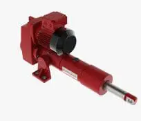 Rolaram Electric Linear Actuator, Roller Screw, Parallel Motor, Clevis, ISO View 2