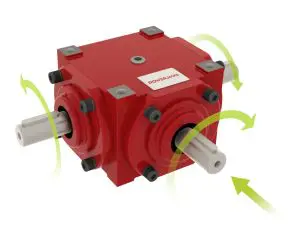 Diagramm der Bewegungen des Kegelradgetriebes