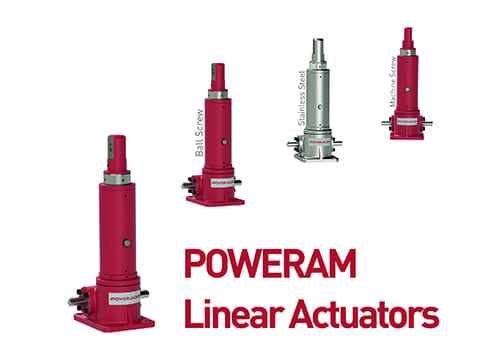 Launch of POWERAM Linear Actuators