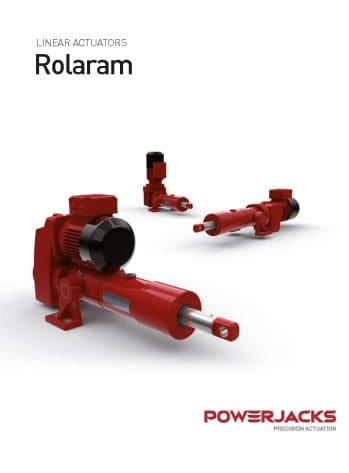 Rolaram Electric Linear Actuators, Brochure, Cover