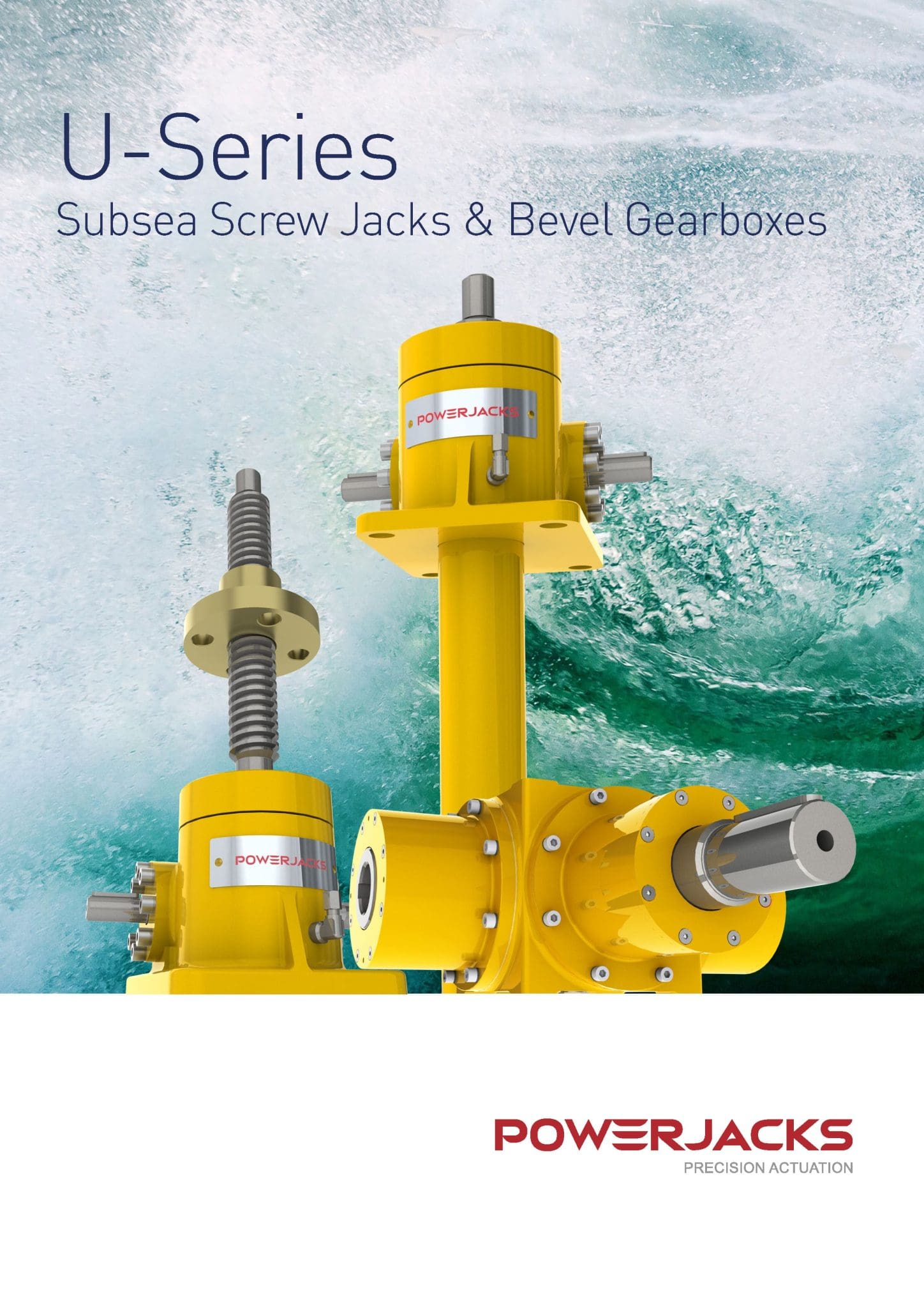 U-Series Subsea Screw Jacks & Bevel Gearboxes, Brochure, Cover