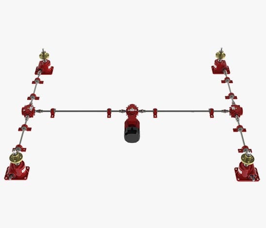 Screw Jack System, H-Configuration, E-Series Screw Jacks, ISO, Category